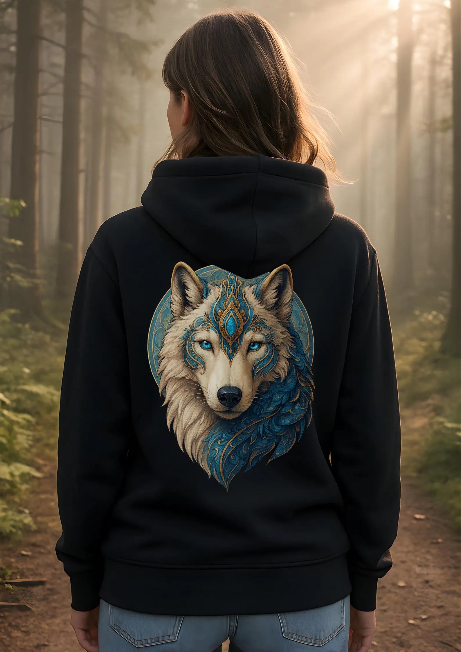 Wild Spirit Wolf Hoodie